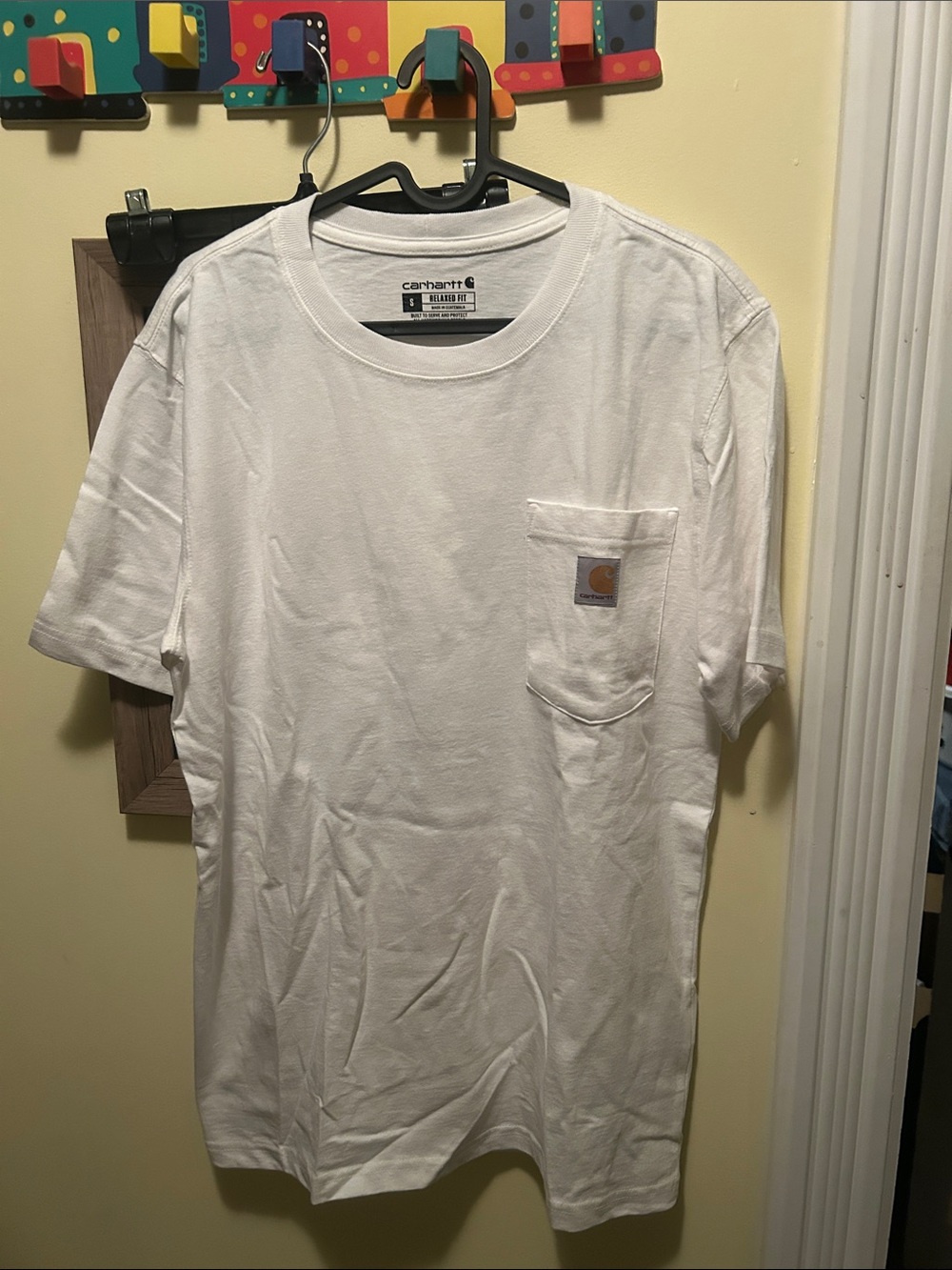 Carhartt White Short-Sleeve Pocket Tee